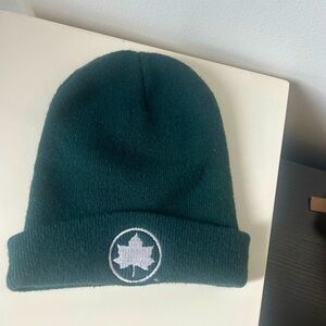 OnlyNY small beanie hat green